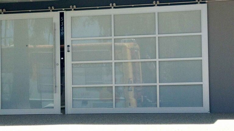 Callender's House Of Glass storefront glass door and windows