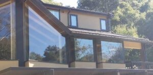 Callender's House Of Glass residential glass installation on modern building facade