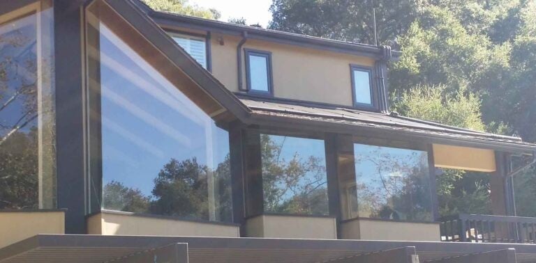 Callender's House Of Glass residential glass installation on modern building facade