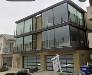 Callender's House Of Glass modern building with large glass windows and storefront