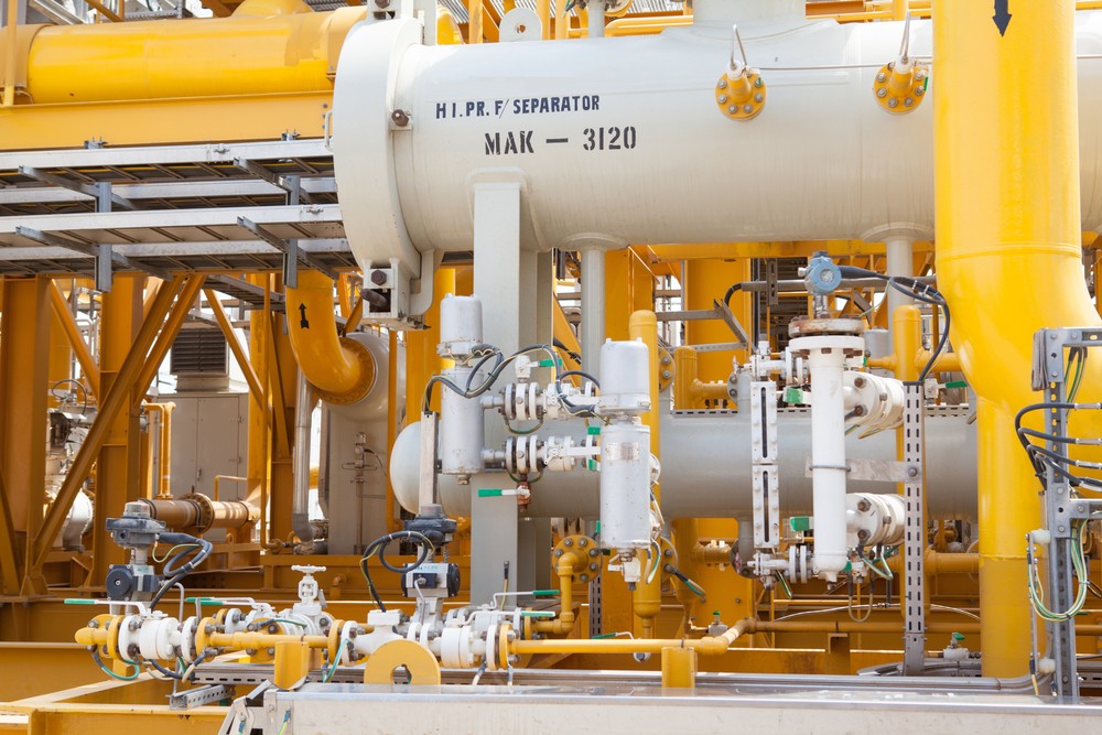 Compressor,And,Pumping,Systems,With,Many,Yellow,Pipes,And,Connections
