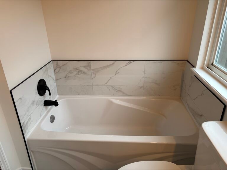 A plumbing business logo or image