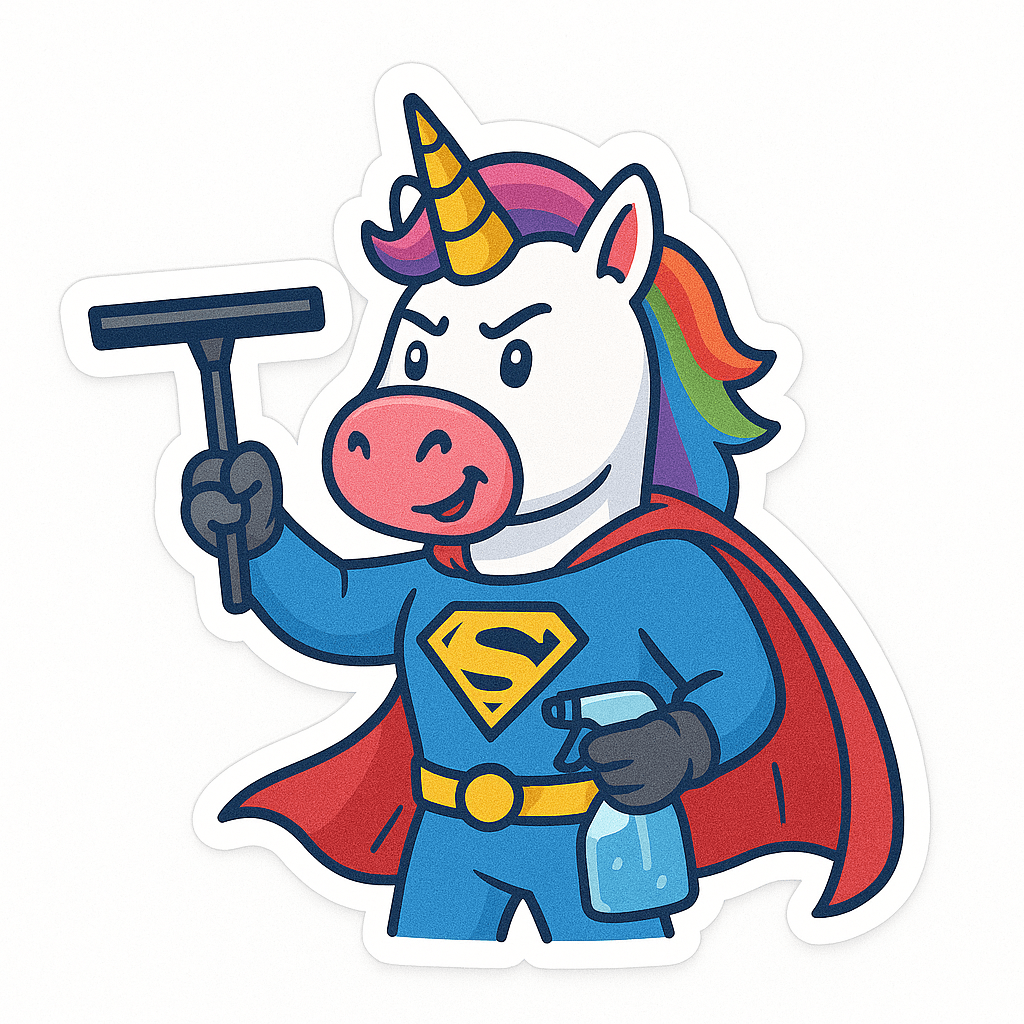 A colorful illustration of a unicorn
