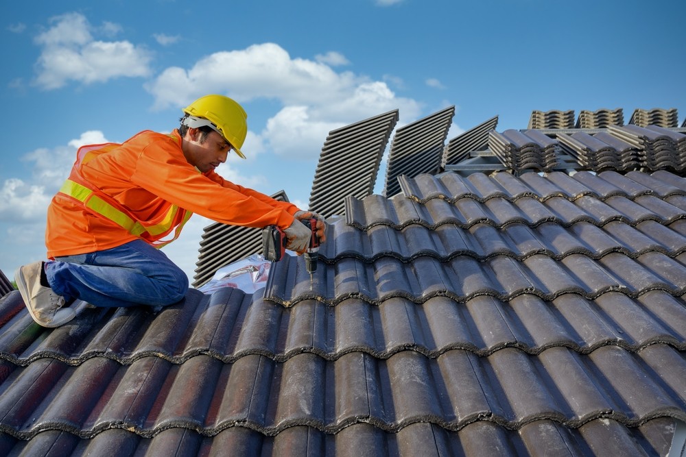 Ceramic or Cement Tile Roofing Installation