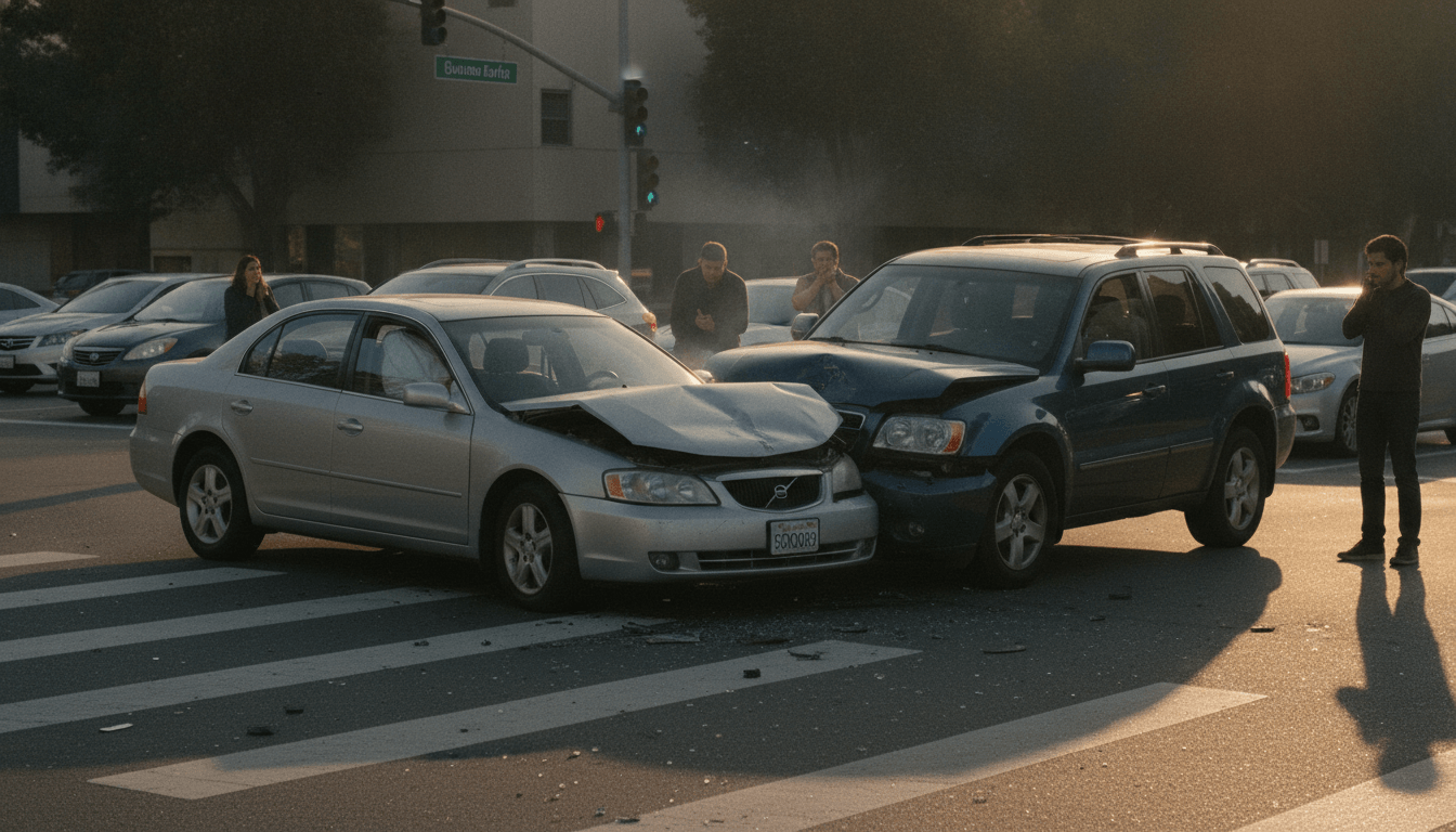 auto accident at intersection
