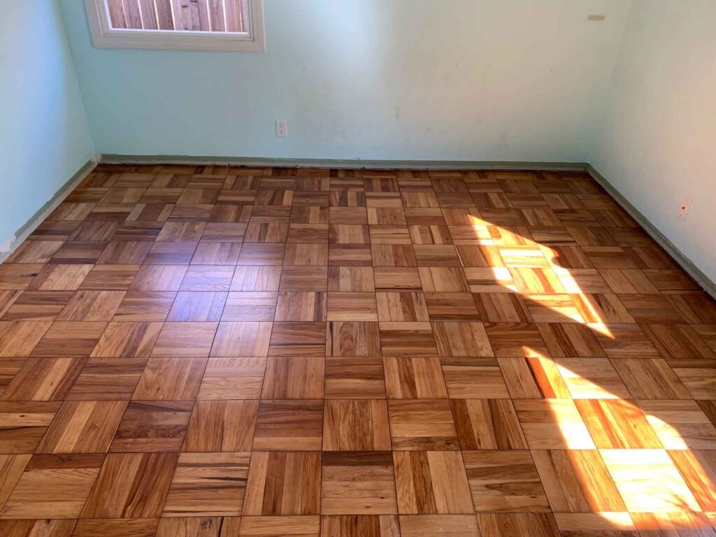 restore old parquet wood floors
