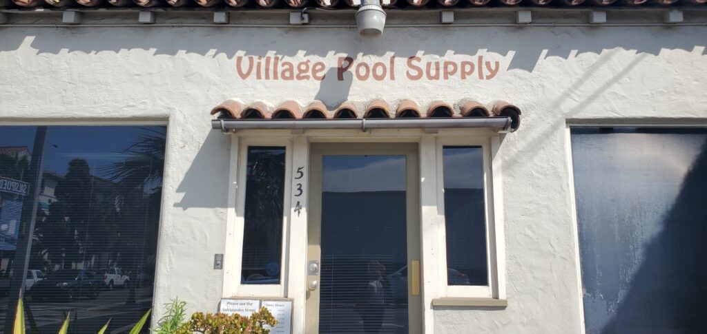 Village Pool Supply Storefront